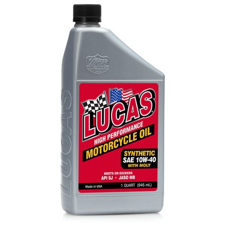 High Performance Motorcycle Oil Synthetic 10W-40 Moly