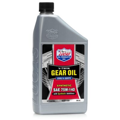 Synthetic SAE 75W-140 V-twin Gear Oil